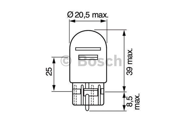 Bosch Лампа розжарювання W21&#x2F;5W 12V 21&#x2F;5W – ціна 88 UAH