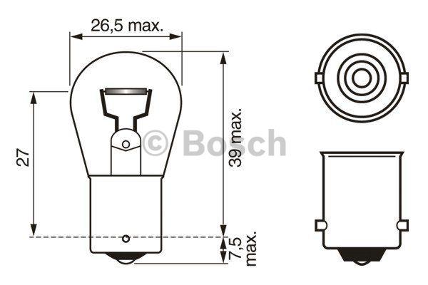 Лампа галогенна 24В Bosch 1 987 302 526