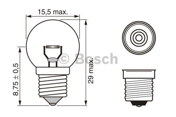 Bosch 1 987 302 602 Лампа галогенна 12В 1987302602: Приваблива ціна - Купити в Україні на EXIST.UA!