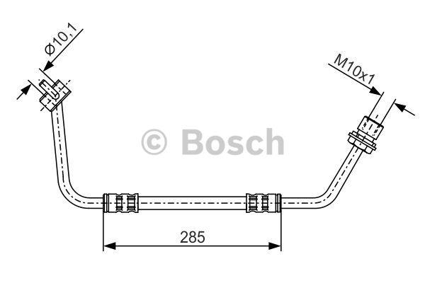 Bosch 1 987 476 515 Гальмівний шланг 1987476515: Купити в Україні - Добра ціна на EXIST.UA!