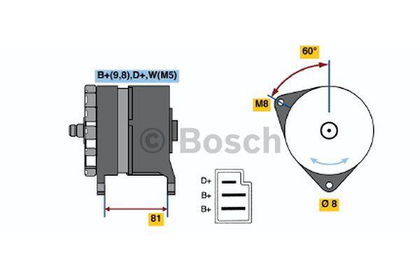 0120489090 Bosch Генератор