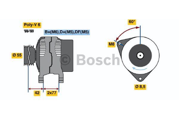 Bosch 0 123 310 023 Генератор 0123310023: Купити в Україні - Добра ціна на EXIST.UA!