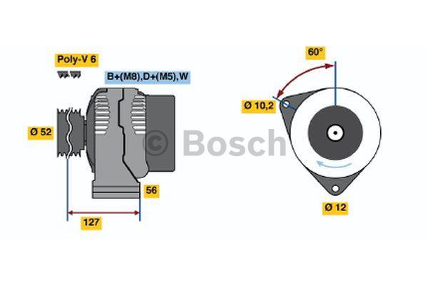 Генератор Bosch 0 123 310 041