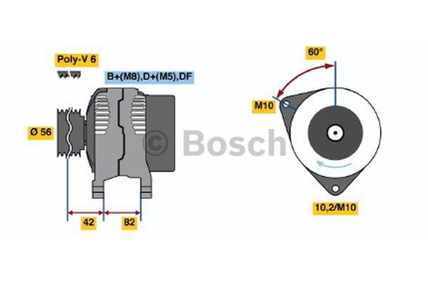 Генератор Bosch 0 123 520 021