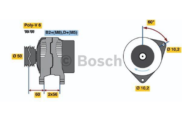 Генератор Bosch 0 124 225 023