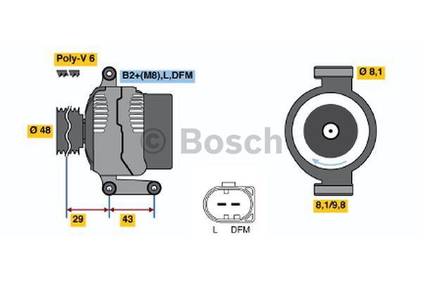 Купити Bosch 0 124 325 158 за низькою ціною в Україні!