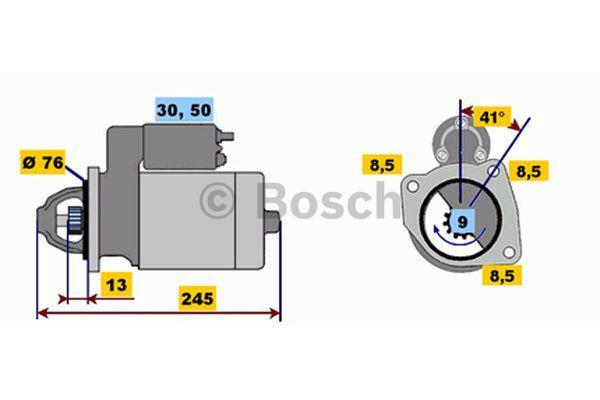 Стартер Bosch 0 001 108 048