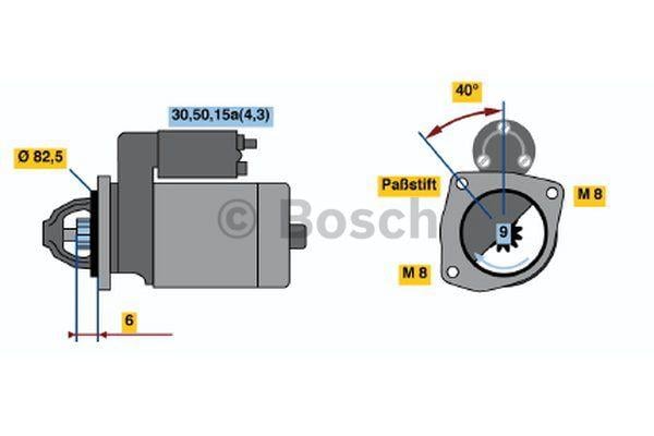 Стартер Bosch 0 001 108 089