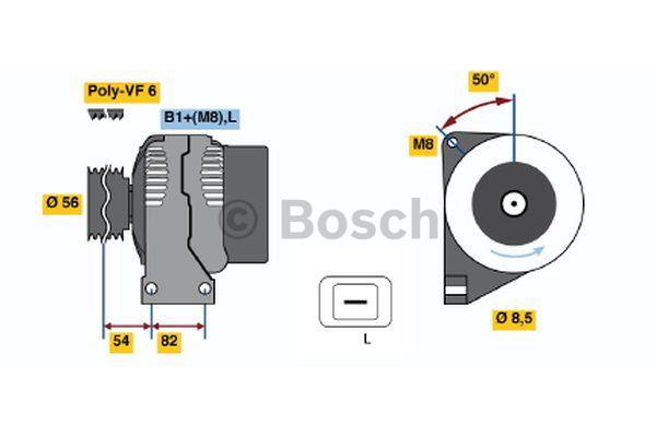Генератор Bosch 0 986 041 730