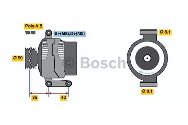 Генератор Bosch 0 986 041 800