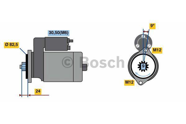 Стартер Bosch 0 001 125 602