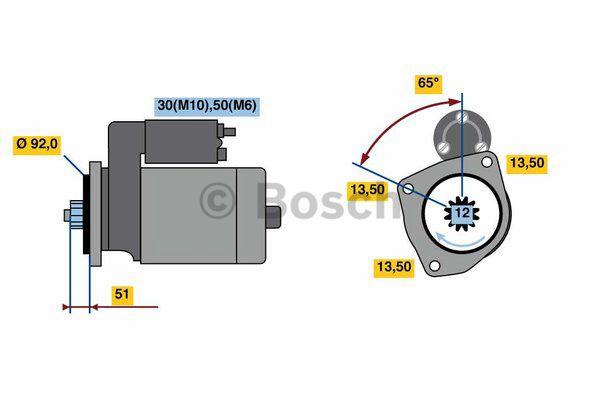 Купить Bosch 0 001 261 002 по низкой цене в Украине!