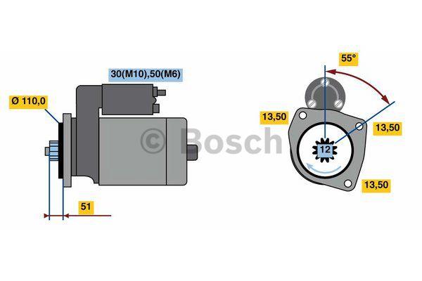 Купить Bosch 0 001 261 004 по низкой цене в Украине!