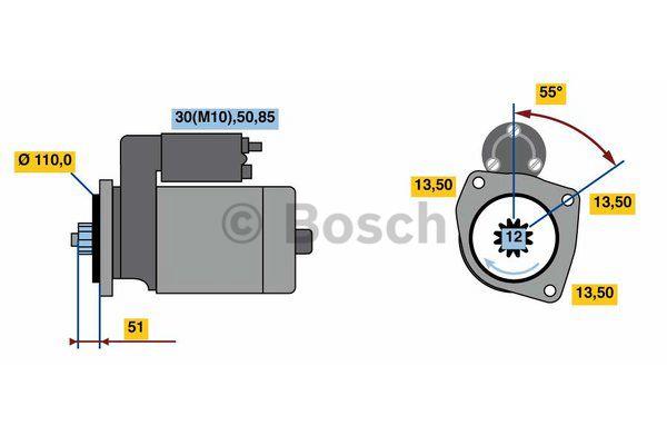 Купить Bosch 0 001 261 008 по низкой цене в Украине!