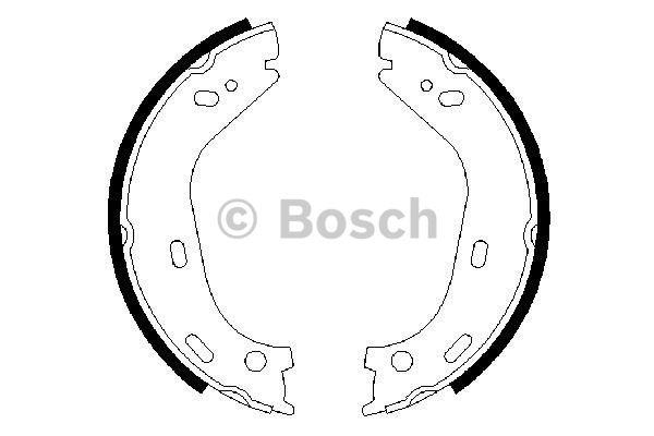Колодки гальмівні стояночного гальма Bosch 0 986 487 126
