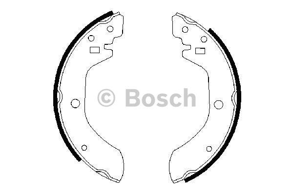 Bosch 0 986 487 164 Колодки гальмівні барабанні, комплект 0986487164: Купити в Україні - Добра ціна на EXIST.UA!