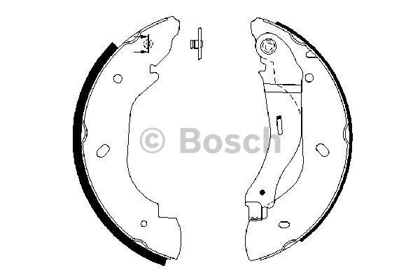 Bosch Колодки гальмівні барабанні, комплект – ціна 1638 UAH