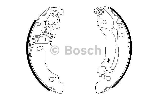 Bosch Колодки гальмівні барабанні, комплект – ціна 1274 UAH