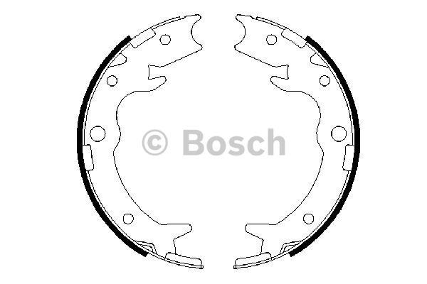 Bosch Колодки гальмівні стояночного гальма – ціна 941 UAH