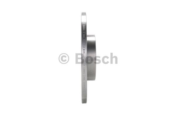 Bosch Диск гальмівний передній невентильований – ціна 910 UAH