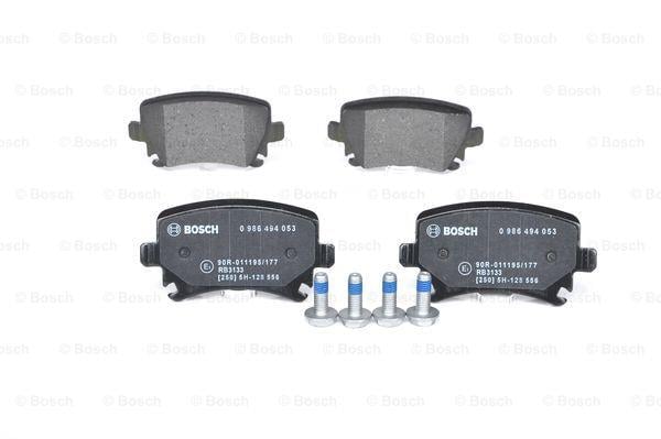 Гальмівні колодки, комплект Bosch 0 986 494 053