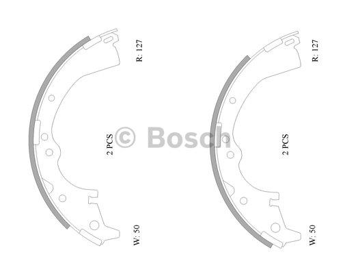 Bosch 0 986 AB0 068 Колодки гальмівні барабанні, комплект 0986AB0068: Купити в Україні - Добра ціна на EXIST.UA!