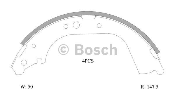 Bosch 0 986 AB0 106 Колодки гальмівні барабанні, комплект 0986AB0106: Купити в Україні - Добра ціна на EXIST.UA!