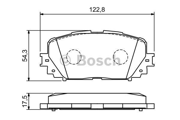 Bosch Гальмівні колодки, комплект – ціна 1458 UAH