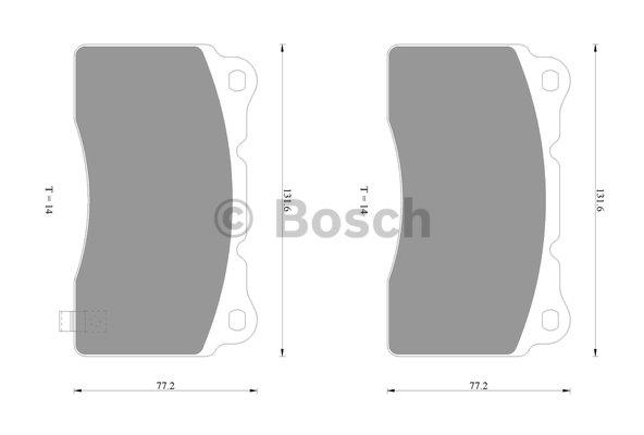 Bosch 0 986 AB1 067 Гальмівні колодки, комплект 0986AB1067: Купити в Україні - Добра ціна на EXIST.UA!