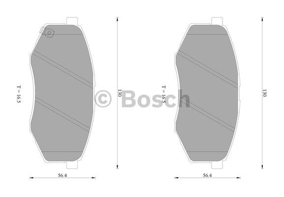 Bosch 0 986 AB1 084 Гальмівні колодки, комплект 0986AB1084: Купити в Україні - Добра ціна на EXIST.UA!