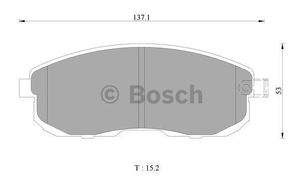 Bosch 0 986 AB1 139 Гальмівні колодки, комплект 0986AB1139: Купити в Україні - Добра ціна на EXIST.UA!