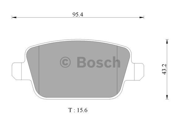 Bosch 0 986 AB1 144 Гальмівні колодки, комплект 0986AB1144: Купити в Україні - Добра ціна на EXIST.UA!