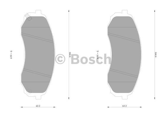 Bosch 0 986 AB1 382 Гальмівні колодки, комплект 0986AB1382: Купити в Україні - Добра ціна на EXIST.UA!