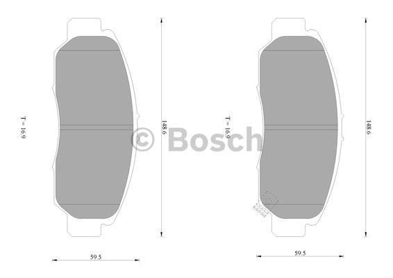 Bosch 0 986 AB1 385 Гальмівні колодки, комплект 0986AB1385: Купити в Україні - Добра ціна на EXIST.UA!