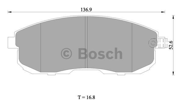 Bosch 0 986 AB1 407 Гальмівні колодки, комплект 0986AB1407: Купити в Україні - Добра ціна на EXIST.UA!