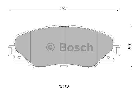 Bosch 0 986 AB1 422 Гальмівні колодки, комплект 0986AB1422: Купити в Україні - Добра ціна на EXIST.UA!