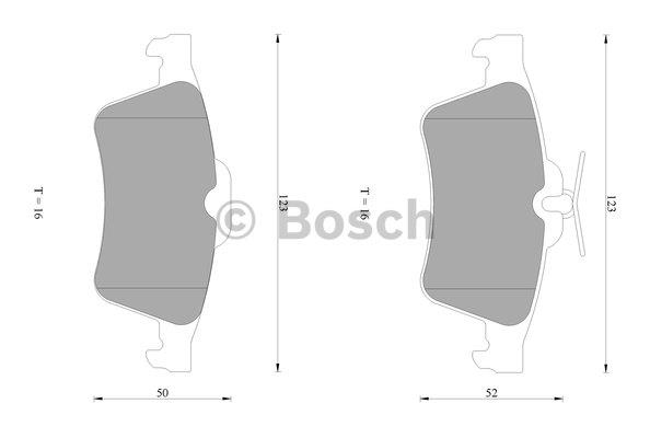 Bosch 0 986 AB1 445 Гальмівні колодки, комплект 0986AB1445: Купити в Україні - Добра ціна на EXIST.UA!