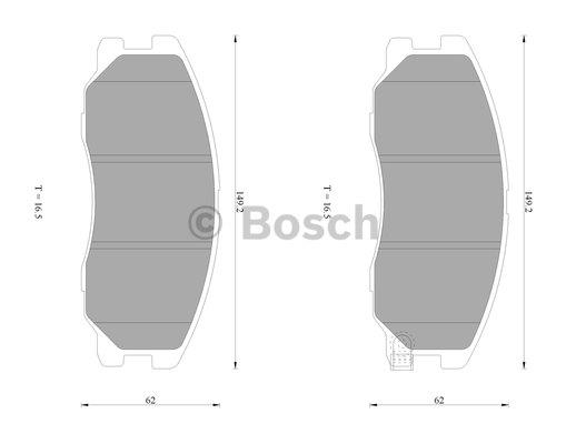 Bosch 0 986 AB1 469 Гальмівні колодки, комплект 0986AB1469: Купити в Україні - Добра ціна на EXIST.UA!