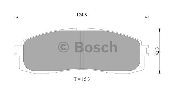 Bosch 0 986 505 398 Гальмівні колодки, комплект 0986505398: Купити в Україні - Добра ціна на EXIST.UA!