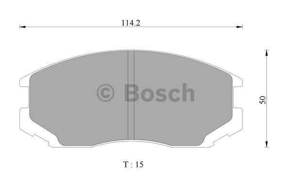 Bosch 0 986 AB2 066 Гальмівні колодки, комплект 0986AB2066: Купити в Україні - Добра ціна на EXIST.UA!