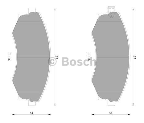 Bosch 0 986 AB2 067 Гальмівні колодки, комплект 0986AB2067: Купити в Україні - Добра ціна на EXIST.UA!