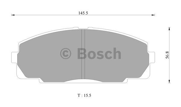 Bosch 0 986 AB2 072 Гальмівні колодки, комплект 0986AB2072: Купити в Україні - Добра ціна на EXIST.UA!