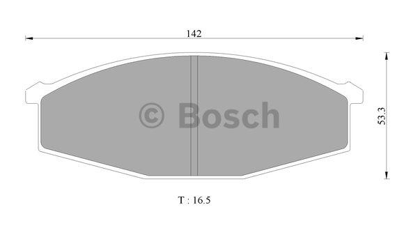 Bosch 0 986 AB2 239 Гальмівні колодки, комплект 0986AB2239: Купити в Україні - Добра ціна на EXIST.UA!