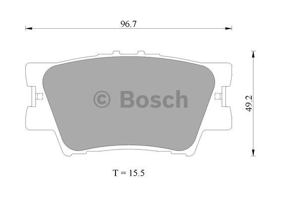 Bosch 0 986 AB2 271 Гальмівні колодки, комплект 0986AB2271: Купити в Україні - Добра ціна на EXIST.UA!