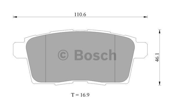 Bosch 0 986 AB2 272 Гальмівні колодки, комплект 0986AB2272: Купити в Україні - Добра ціна на EXIST.UA!