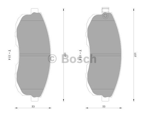 Bosch 0 986 AB2 292 Гальмівні колодки, комплект 0986AB2292: Купити в Україні - Добра ціна на EXIST.UA!