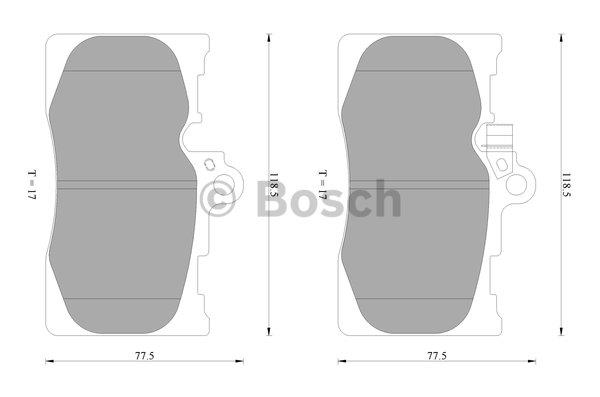 Bosch 0 986 AB2 297 Гальмівні колодки, комплект 0986AB2297: Купити в Україні - Добра ціна на EXIST.UA!