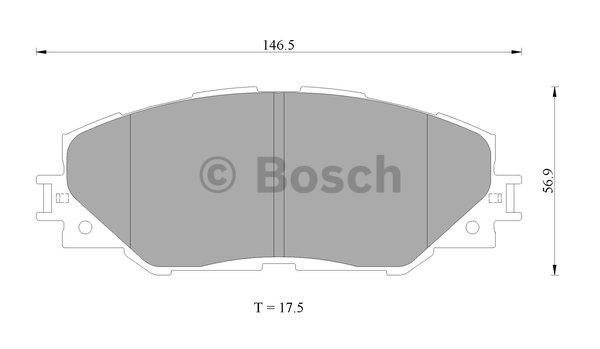 Bosch 0 986 AB2 298 Гальмівні колодки, комплект 0986AB2298: Купити в Україні - Добра ціна на EXIST.UA!