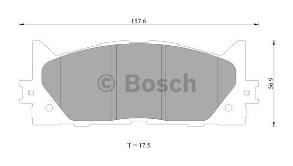 Bosch 0 986 AB2 299 Гальмівні колодки, комплект 0986AB2299: Купити в Україні - Добра ціна на EXIST.UA!