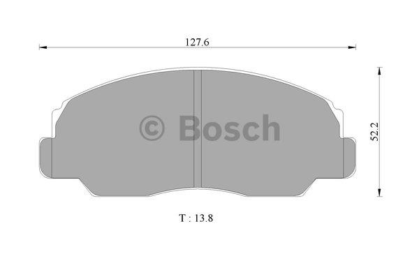 Bosch 0 986 505 738 Гальмівні колодки, комплект 0986505738: Купити в Україні - Добра ціна на EXIST.UA!